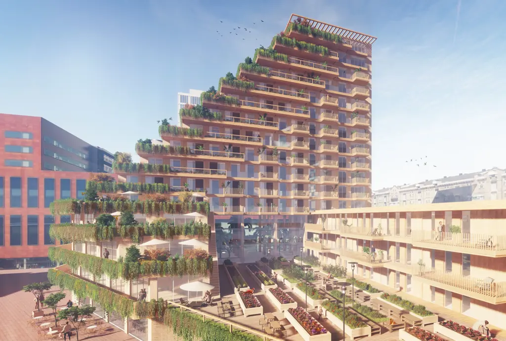Sawa - exterior render 02-2020 ©Mei architects